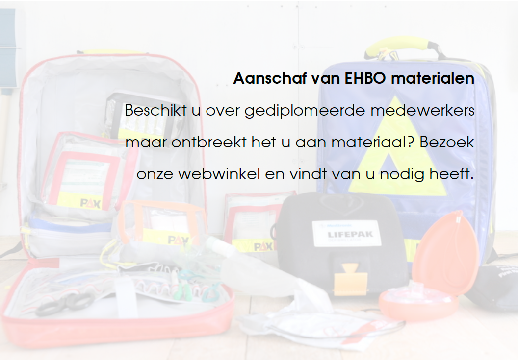 Aanschaf van EHBO materialen